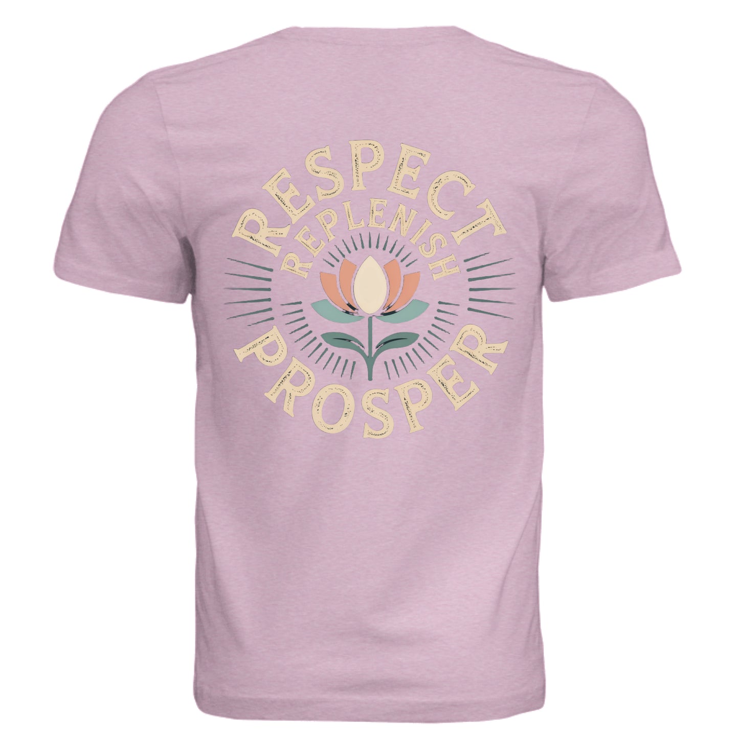Lilac Triblend - BACK