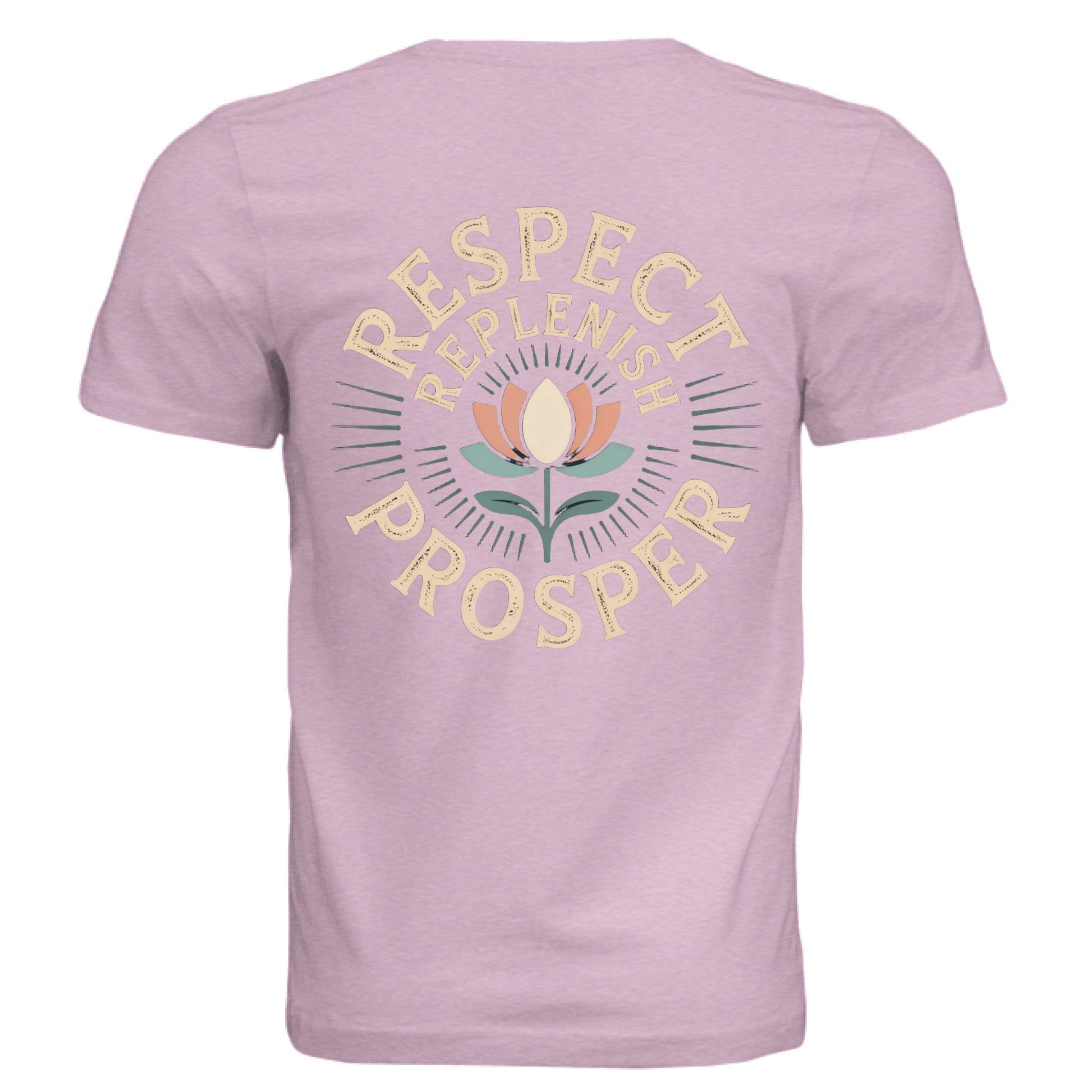 Lilac Triblend - BACK